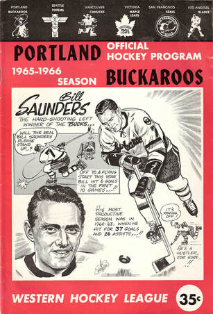 Portland Buckaroos Player Bill Saunders