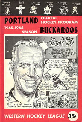 Portland Buckaroos Player Gerry Goyer